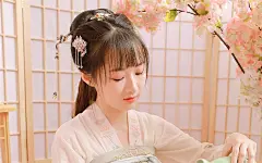 汉服美女唯美古风写真桌面壁纸