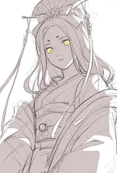 突然想起来你们问我要的白头发小姐姐是这个吗。。。。并。。。没有画完。。。。全是我的坑，存个档，记起来了再填 ​​​​