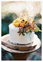 Fall wedding cake