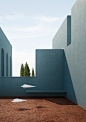 ( N o n ) G r a v i t à : (non) gravitàAmbientazioni architettoniche lineari e semplici, ispirate ad edifici come la “Casa-Studio” di Luis Barragan e la “Muralla Roja” di Ricardo Bofill, fanno da sfondo a momenti di (non) gravità. I colori e le ombre natu