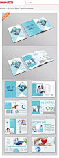 蓝色医疗机构时尚画册整套图片设计素材_高清AI模板下载(58.94MB)QQ72DFAA2CFBE4_看图王