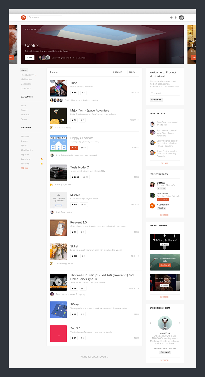 Product Hunt 3.0 by ...