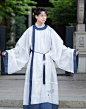 移星汉服男学生古装精美刺秀书生中国风套装宋制襕衫内搭长衫 内搭上杉＋外套＋腰带 M【图片 价格 品牌 报价】-京东