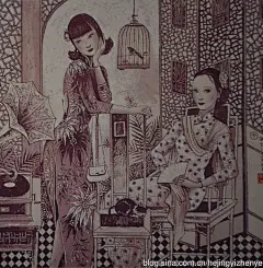 海上遗梦——李守白石库门风情重彩画