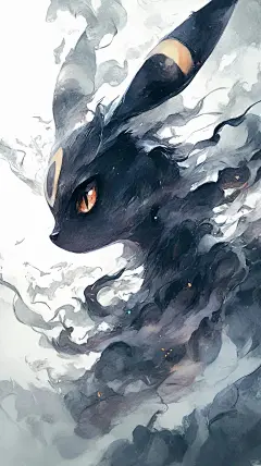 宝可梦水墨风手机壁纸，简直酷到没朋友_5_郑胖_来自小红书网页版