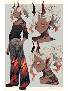 奇怪的角色设计（恶魔人·火）增加了