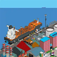 eBoy ANO-Shark-coming-out-of-water-01s-tn.gif : Pixel Art, Toys &amp; Modular Art by eBoy