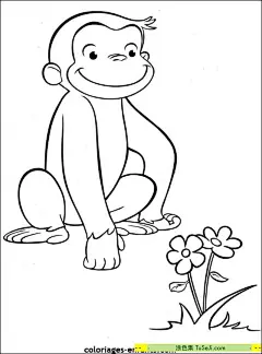 在冒险中学习和成长的故事！10张《好奇的乔治》小猴子的涂色故事 | 涂色集，涂色画打印大图 : 《好奇的乔治》是一部以猴子乔治为主角的动画片，它讲述了乔治和他的朋友们在冒险中学习和成长的故事。故事开始，乔治是一只生活在丛林中的好奇猴子，他非常喜欢探索和发现新奇的事物。他的主人是一位叫做人类先生的科学家，他经常带着乔治去探索丛林中的奥秘 在冒险中学习和成长的故事！10张《好奇的乔治》小猴子的涂色故事