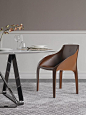 Trussardi Casa - Brizia chair and Tosco Marble table www.luxurylivinggroup.com #Trussardi #LuxuryLivingGroup