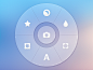 Photo App - Radial Controller | UX, UI, iOS