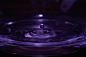 Purple Water Droplet