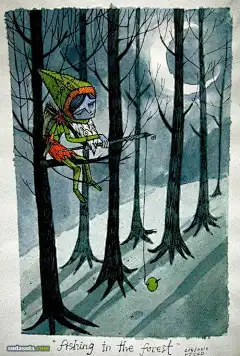 meme 寂寞的手绘插画