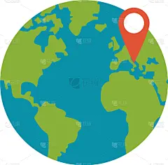 方向,地球形,图钉,非都市风光,国内著名景点,概念,科学,图像,旅行,教育