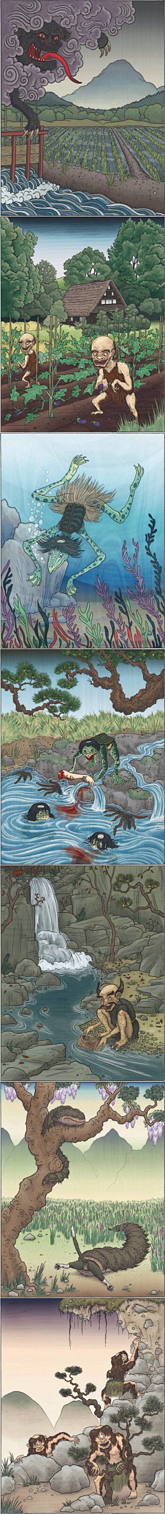 严冬里的天马行空采集到妖怪画集