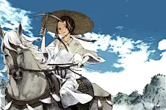 夏达 插画 古风 长歌行