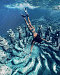 Underwater spot  Gili Meno, Indonesia. Photo by @anyuta_rai