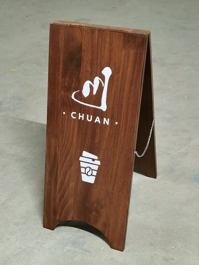 客定|店门口摆一个这样的立牌，你觉得好看吗-花瓣网