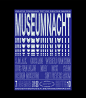 MUSEUMNACHT — POSTER : Typographic poster design for Museumnacht Gent