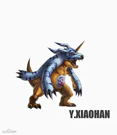 【板绘】第一部同人图，持续更新，多谢捧场~_数码宝贝吧_百度贴吧