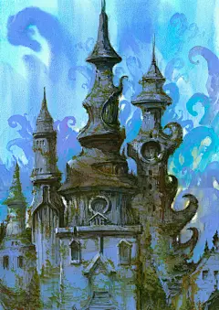 韩国Jaecheol Park概念艺术插画，这位画师无论东西方风格都能很好把握，场景宏大之余更有一种梦幻的色彩，个人网站：http://t.cn/heugP