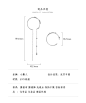小麋人前后流苏不对称个性闪钻S925纯银耳圈OL耳环气质通勤耳钉女-tmall.com天猫