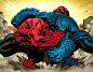 Red Hulk meets A Bomb(D1EF6) by EdMcGuinness