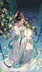绘师：重九一筐盐 古风美女手绘