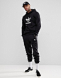 adidas Originals adicolor Hoodie With Trefoil Logo In Black CW1240 at asos.com : Discover Fashion Online