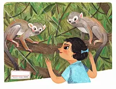 看到萌萌的彩铅插画，好嗨森！ : 希望它们回来的时候，我还保持着孩子一样自然的纯真