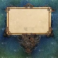 蒸汽朋克,背景,自行车齿轮,纹理效果,空的,边框,齿轮,床单,壁纸,复古风格