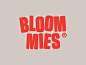 Bloommies logo playful logo playful bold vitamins vitamin gummy gummies bloom typography type identity branding minimal design logo