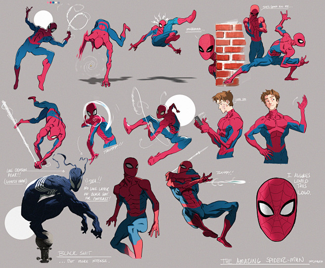 Spiderman Sketches, ...