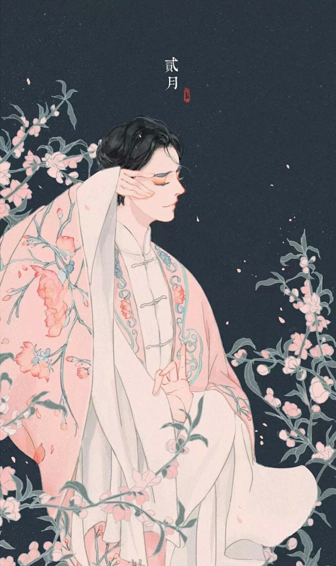 戏子青衣花旦戏服伶人摄影插画