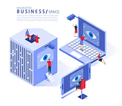 远程监控 科技未来 智能应用 智能插图插画设计aitid024t005313远程监控|科技|未来|智能应用|智能|插图|插画设计