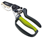 Ergonomic Garden Secateurs (Anvil Style) - Premium Pruning Shears with Auto-Rotating Handle and Finger Protection, Ideal Secateurs for Arthritic Hands, Premium SK5 Steel Garden Pruners, Davaon Pro