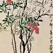 【半丁老人笔下的梅花】陈半丁（1876年--1970年）。他早年结识任伯年、吴昌硕，后来向吴昌硕学习书画篆刻，并得到了吴昌硕的亲传。他的作品融明、清各家花卉技法之长，以洗练、概括的笔墨和古朴沉着的色彩来表现花卉鸟兽。他用笔苍劲，力量感强烈，构图稳中出险，善于将诗书画印有机地统一在画幅之中。