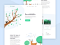 Greenplanet - Campaign Homepage cryptocurrency blockchain android ios agency minimal app product illustration vector art trending typography concept new trend popular user experience ux user interface ui service landing page campaign event homepage saas b