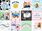 90s & Y2K Aesthetic Instagram Templates IG Canva Templates image 3