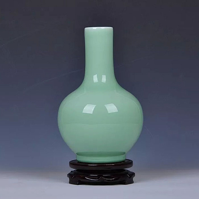景德镇陶瓷器 影青瓷花瓶