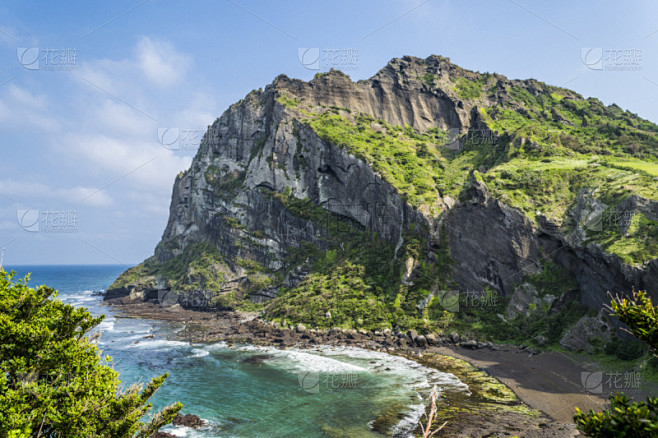 济州岛,自然,旅游目的地,水平画幅,地形,岩石,无人,户外,戏剧性的天空,岛