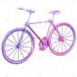 C4D-Y2K元素日常氛围贴纸-自行车
