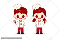 卡通矢量厨师人物,动漫卡通,设计素材,设计模板,汇图网www.huitu.com