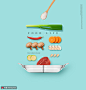 食物搭配 营养膳食 烹饪食材 美食主题海报设计PSD tiw036a43501