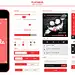 红色ios7全套APPUI界面下载-PSD-社交-红色-登录-注册-详细内容-日历-ios7-图标-列表-炫丽-手机APPUI设计下载