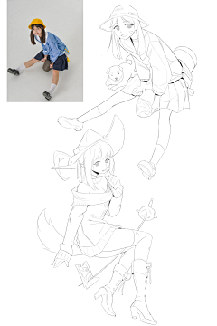 A蟠桃采集到速写