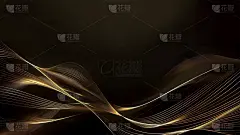 通用背景黑金质感线条