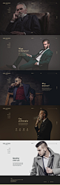 Halcyon fashion : A brand identity, website design for Halcyon - a men fashion brand that specializes in suits for men. The goal is to create a modern, minimal look but also evoke the classy feel.