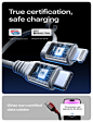Amazon.com: LISEN 2-in-1 USB C Cable Lightning Cable 60W [2Pack/6ft] USB C Charger Cable iPhone 15 Pro Max Durable Fast Charging Charger for iPhone 15 14 13 12 Pro Max iPad Samsung : Cell Phones & Accessories