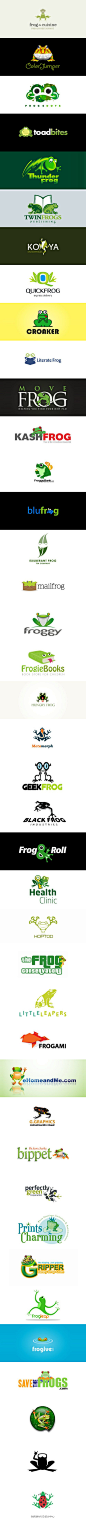 创意动物logo设计欣赏之“蛙”篇.jpg (500×8834)