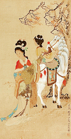 点墨中国: 工笔人物(一)-花瓣网|陪你做生活的设计师 | 郝玉玲国画